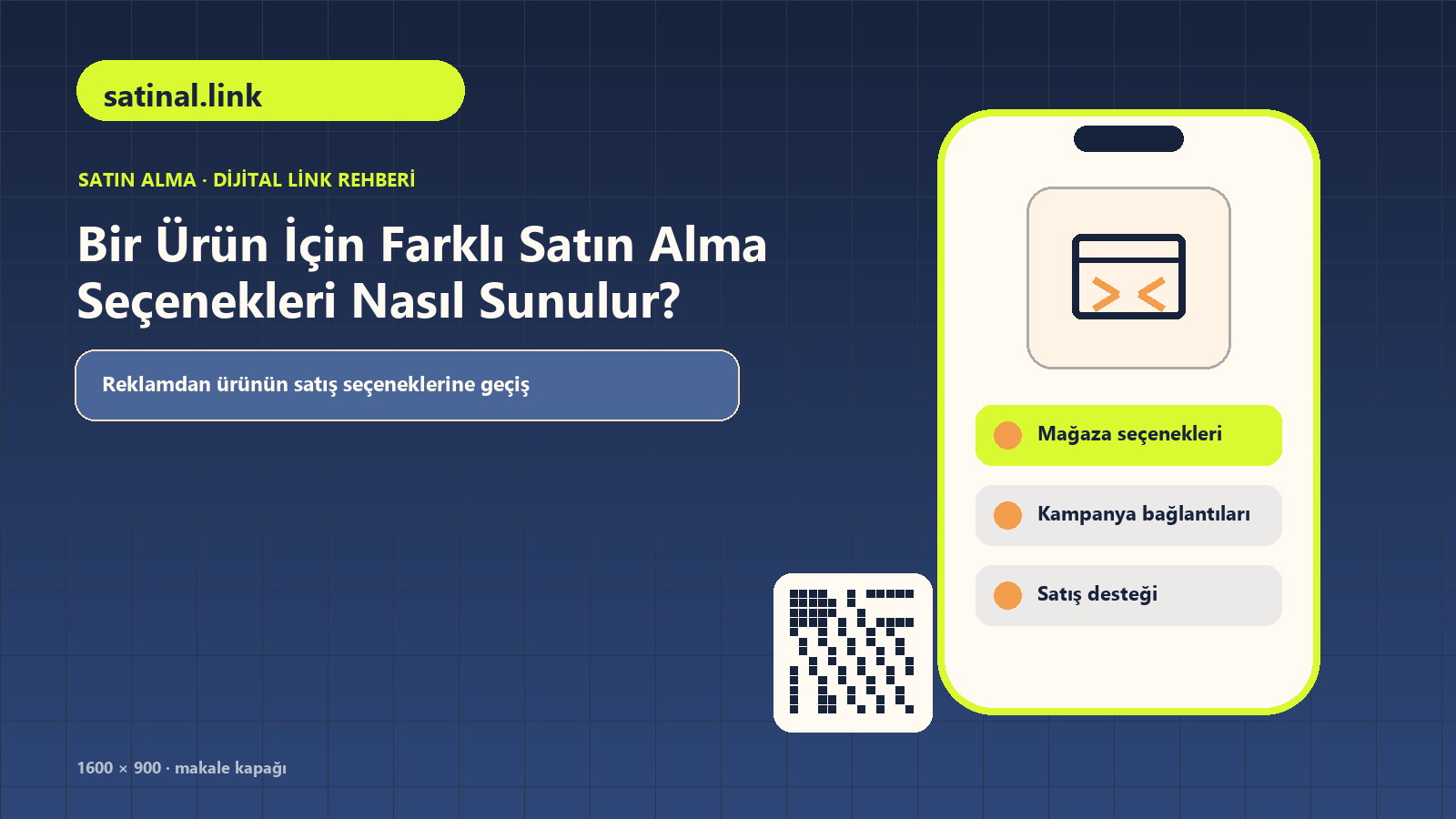 Bir Ürün İçin Farklı Satın Alma Seçenekleri Nasıl Sunulur? için öne çıkan ürünler, mağaza seçenekleri, kampanya bağlantıları içeren kapak görseli